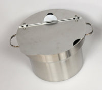 Soup well pot and lid